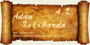 Adam Kilibarda vizit kartica
